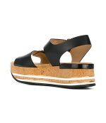 HOGAN H354 SUGHERO+PROFILI+MIC MOD.FIBBIA BLACK PLATFORM