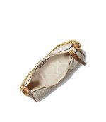Vanilla Jet Set Charm Logo Shoulder Bag