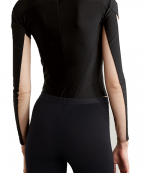 Black Nude Bodysuit