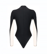 Black Nude Bodysuit