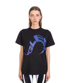Black Royal  Blue Logo T- Shirt