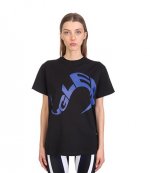 Black Royal  Blue Logo T- Shirt