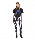 Black Royal  Blue Logo T- Shirt