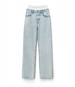 Low Rise Straight Jean W Logo Elastic Underwear