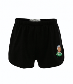 Embroidered Rugby Face Running Shorts