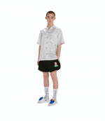 Embroidered Rugby Face Running Shorts