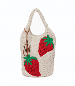 Strawberry Knitted Shopper Bag