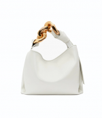 Small Cream Chain Hobo Bag