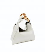 Small Cream Chain Hobo Bag