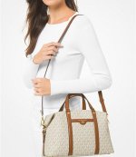 Medium Satchel Vanilla Logo