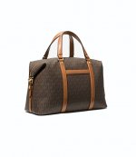 Medium Satchel Brown Logo