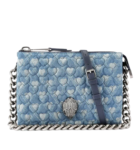 Blue Denim Kensington Puff 3 Pouch