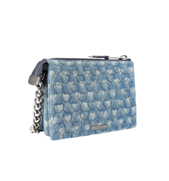 Blue Denim Kensington Puff 3 Pouch