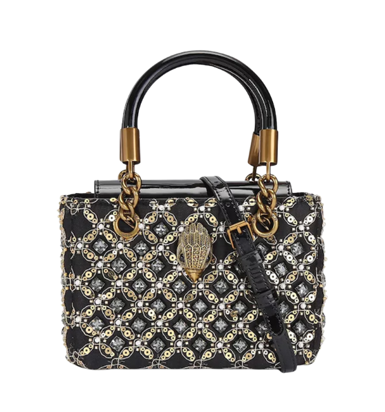 Black Comb Sq Mini Kensington Jewel
