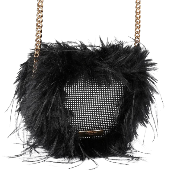 Black Fabric Kensington Heart X
