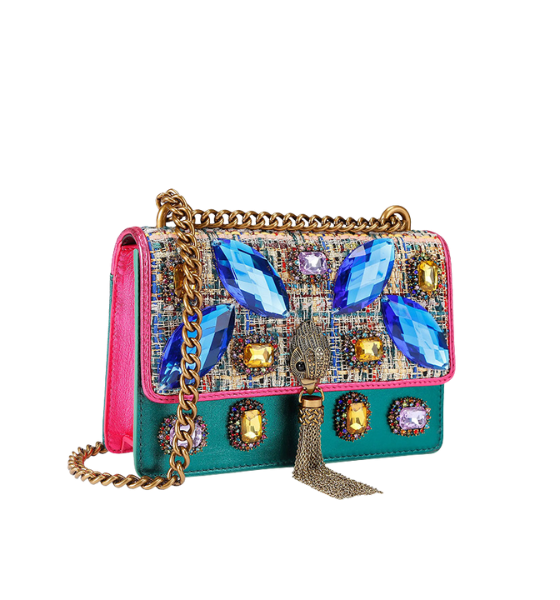 Multicolor Leather Shoreditch Sm Xbody Gem