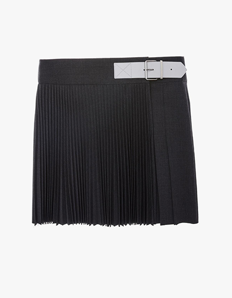 HELMUT LANG WOOL MINI KILT