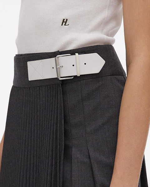 HELMUT LANG WOOL MINI KILT