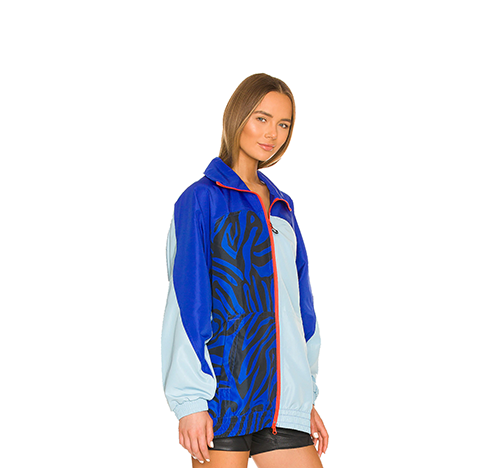 Adidas By Stella McCartney Color Blocked Track Jacket Blue