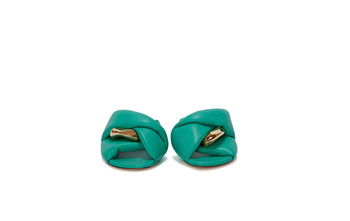 Women's Chain Turquoise Twist Sandal