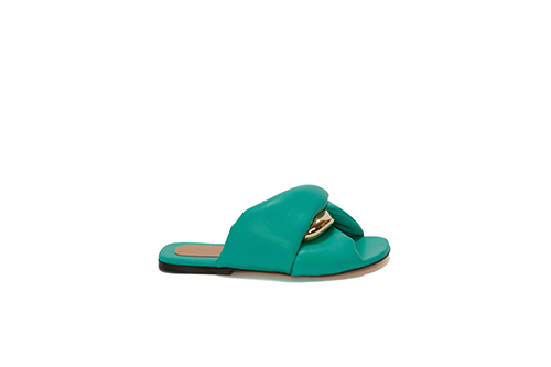 Women's Chain Turquoise Twist Sandal