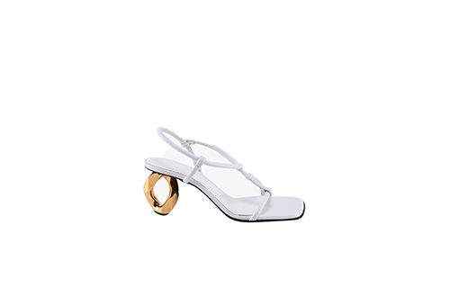 Women's Chain Link High Heel Sandal