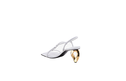 Women's Chain Link High Heel Sandal