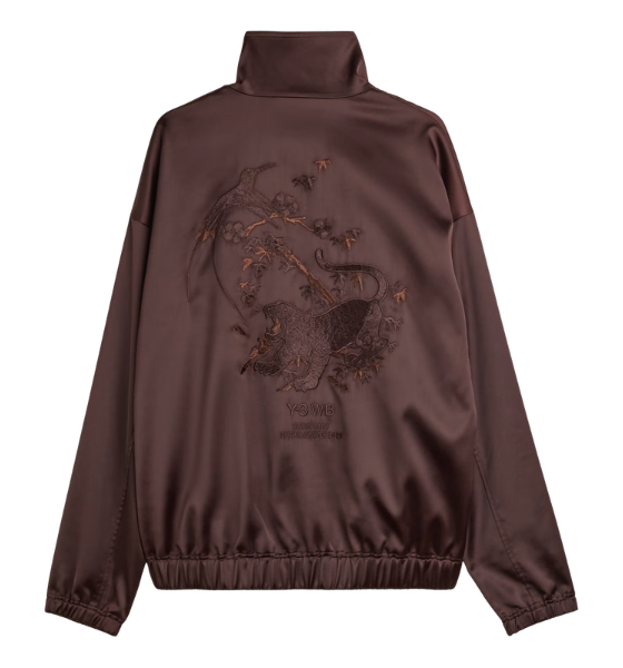 Dark Brown Wales Bonner x Y-3 Satin Jacket