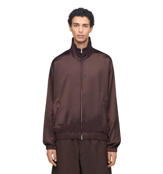 Dark Brown Wales Bonner x Y-3 Satin Jacket