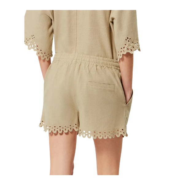 Sahara Beige Balyme Shorts