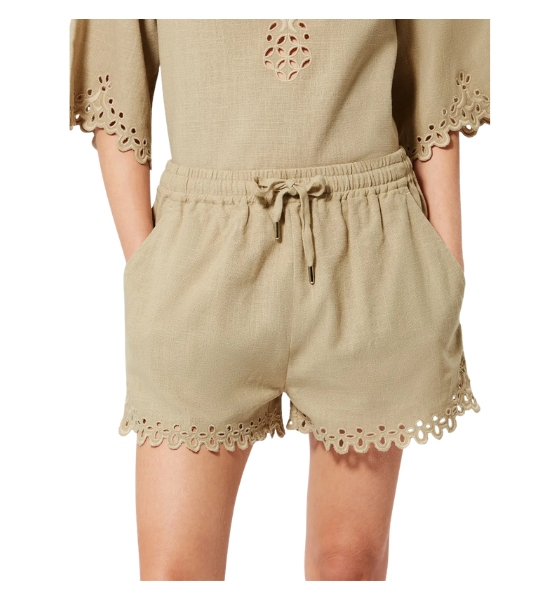 Sahara Beige Balyme Shorts