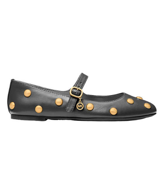 Nellie Black Leather Flex Ballet