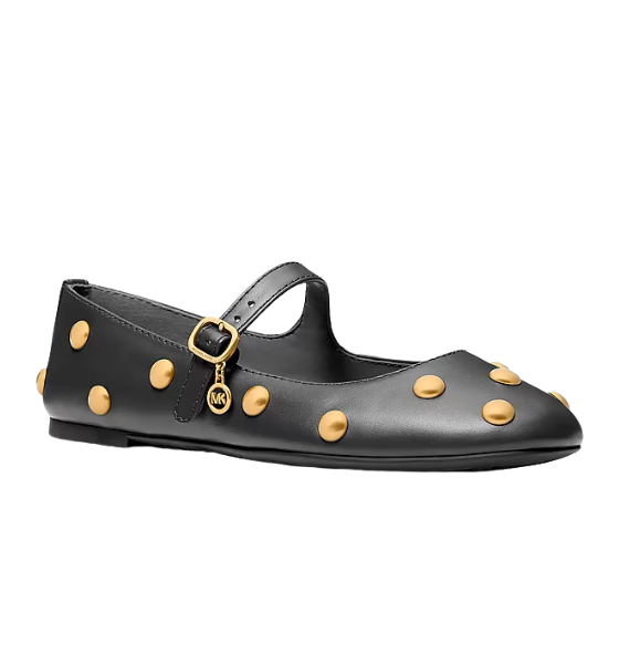 Nellie Black Leather Flex Ballet