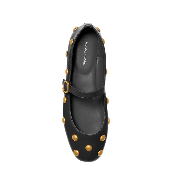 Nellie Black Leather Flex Ballet