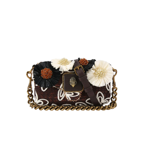 Brown Mini Pimlico Bag Flower Bag