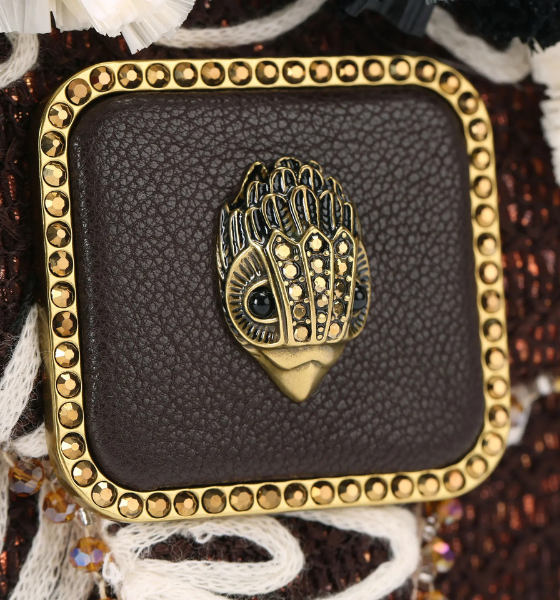 Brown Mini Pimlico Bag Flower Bag