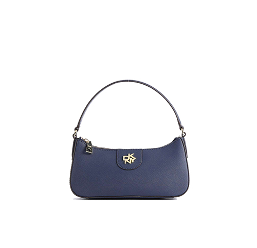 Carol Navy Shoulder Baguette