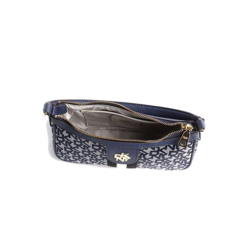 Carol Navy Blue Baguette