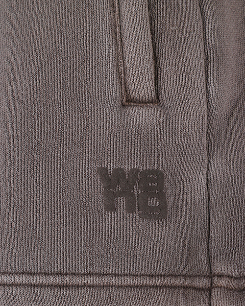 Essential Terry Washed Cola Sweatshorts With Puff Paint Logo