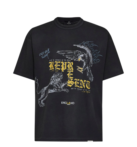 Washed Black Enemy T-Shirt