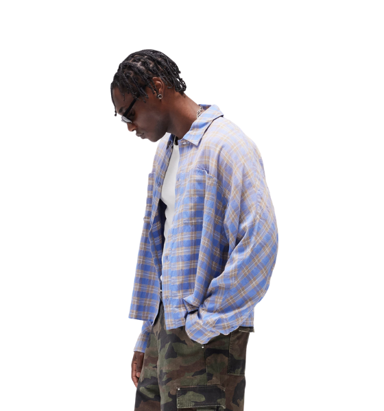 Drift Blue Santa Monica Flannel