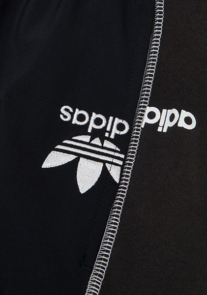 ADIDAS x ALEXANDER WANG BLACK AND WHITE SHORTS
