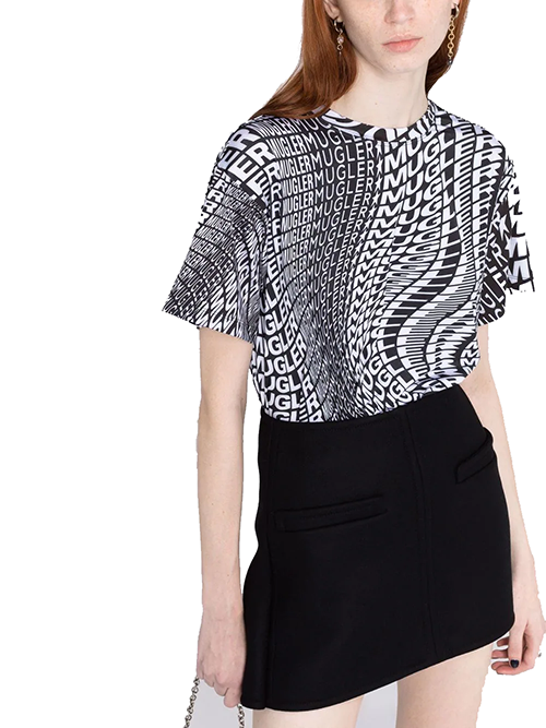 Black Offwhite Logo T - Shirt