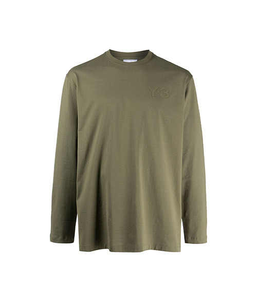 Y-3 Khaki Classic Long Sleeve T-Shirt