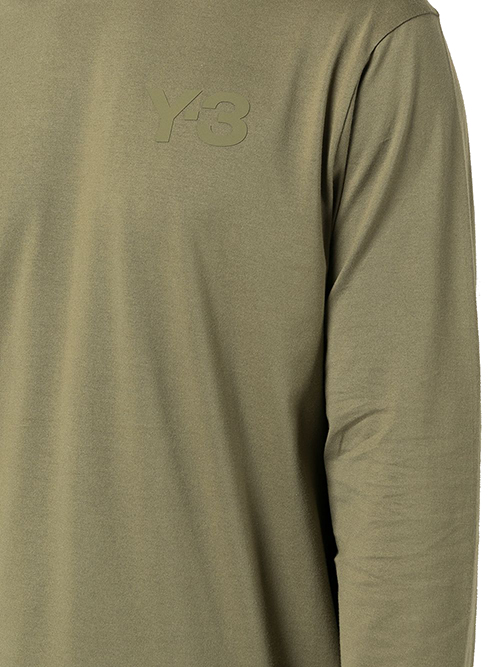 Y-3 Khaki Classic Long Sleeve T-Shirt