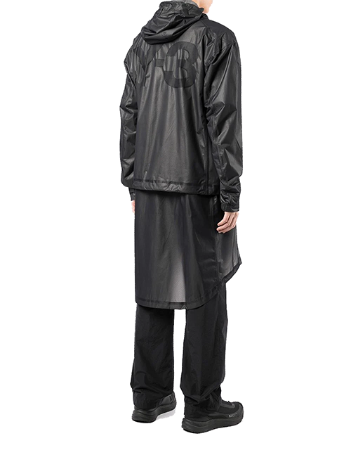 Y-3 Black Classic Sheer Parka 2in1 Windbreaker