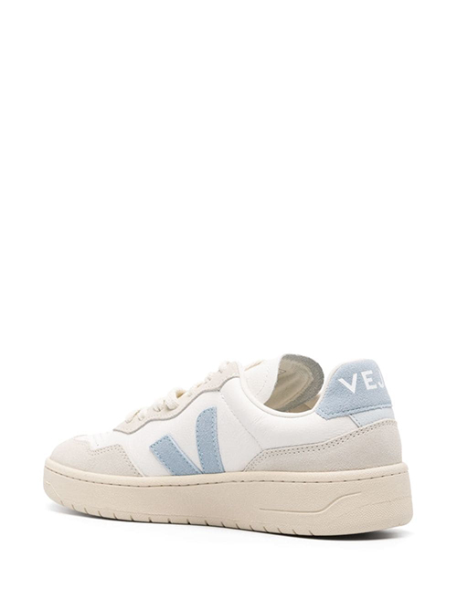 V-90 O.T Leather Extra White / Light Blue Sneakers