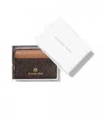 Small Coin Card Case Brown