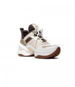 Olympia Trainer Brown Logo Sneaker