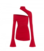 Asymmetrical Jersey Dress